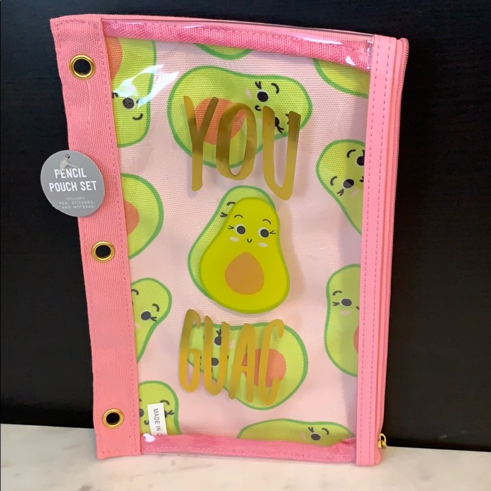 Eccolo “You Guac” Stationary Pencil Pouch - Picture 3 of 10